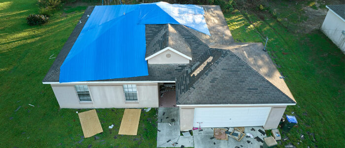 House with damage