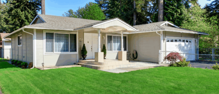 American Beige House Exterior
