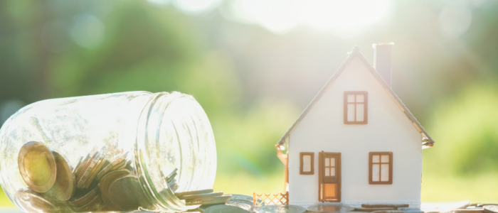 Money Jar and house